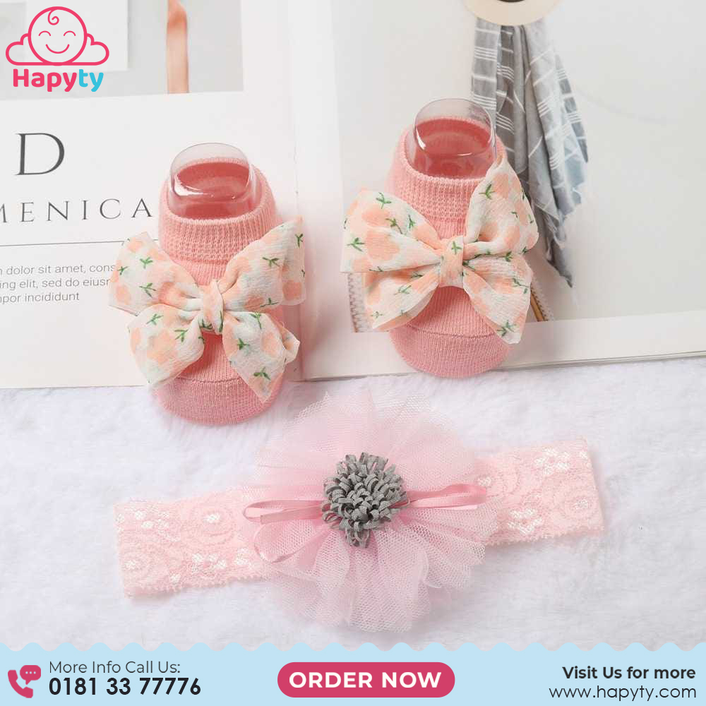 Bow Hairband & Socks